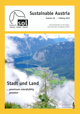 Das aktuelle Heft "Sustainable Austria"!